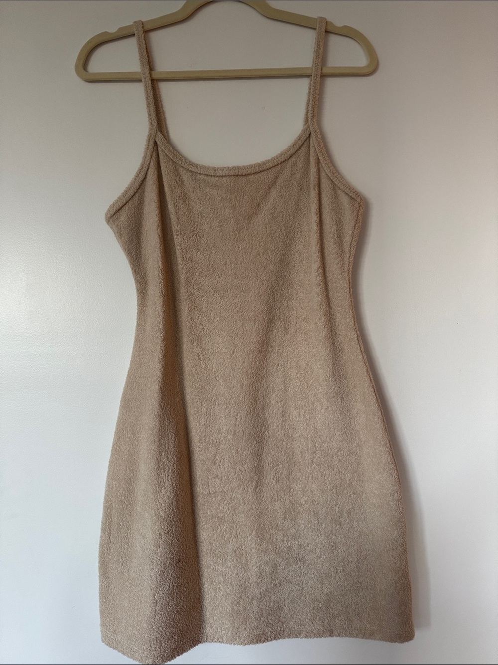 Abercrombie & Fitch Beige Terry Slip Dress